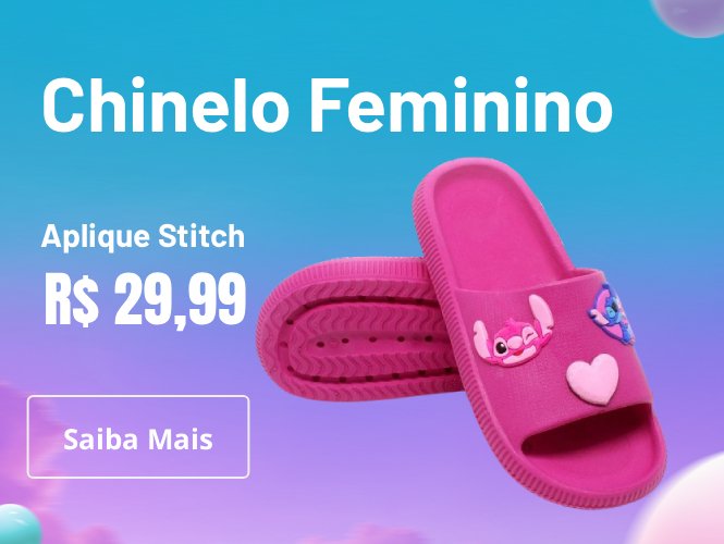 Banner Oficial Pés Mágico - Menina