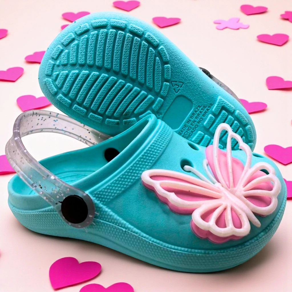 Babuche Menina Borboleta Infantil Confortável - Imagem 7