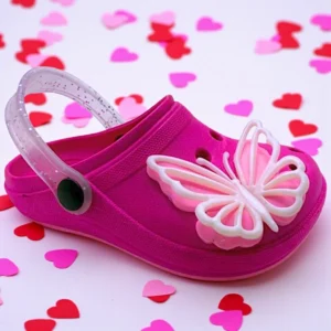 Babuche Menina Borboleta Infantil Confortável