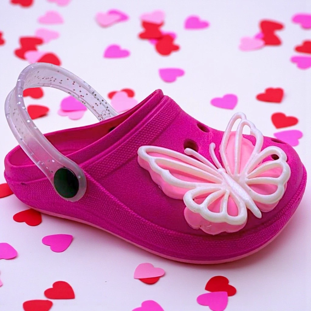 Babuche Menina Borboleta Infantil Confortável