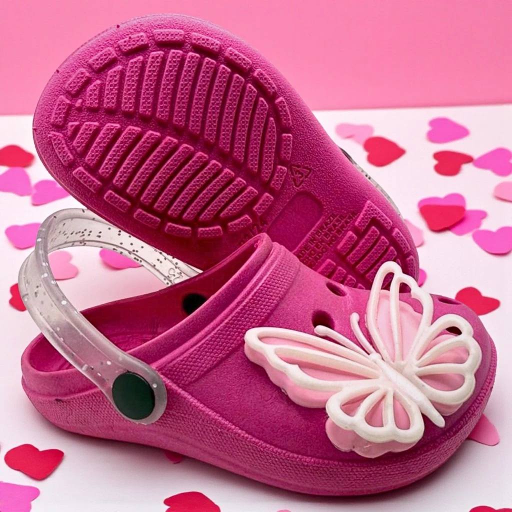 Babuche Menina Borboleta Infantil Confortável - Imagem 5